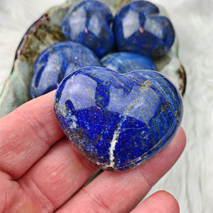 Lapis Lazuli Heart (860) - The Bead Shoppe