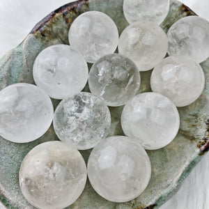 Crystal Quartz Sphere (864) - The Bead Shoppe