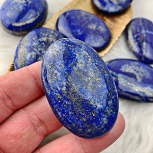 Lapis Lazuli Palm Stone (891) - The Bead Shoppe