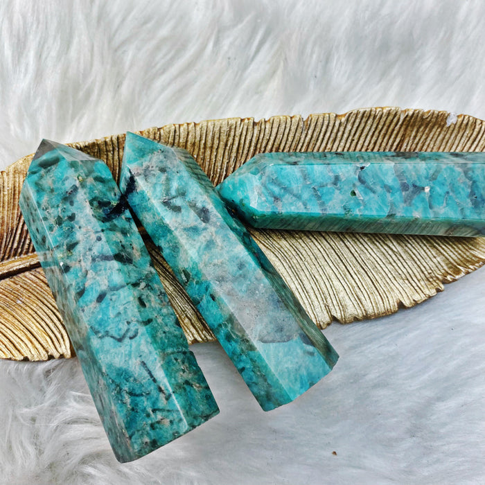Amazonite Tower - Stunning Color!