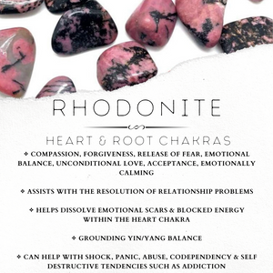 Rhodonite 6 mm - The Bead N Crystal & Enclave Gems