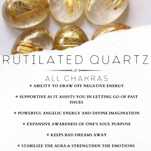 Rutilated Quartz 6 mm - The Bead N Crystal & Enclave Gems