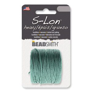 S-Lon Bead Cord - Vintage Jade (Heavy) - The Bead N Crystal & Enclave Gems