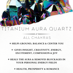 Titanium Aura Quartz Tumbled Stones (964) - The Bead N Crystal & Enclave Gems