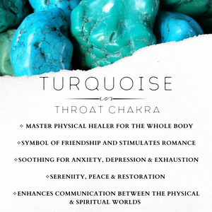 Turquoise (Rec. Tibetan) 6 mm - The Bead N Crystal & Enclave Gems