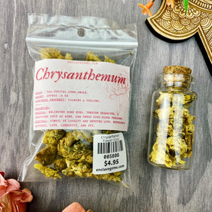 Chrysanthemum Flower - 0.4 oz - The Bead N Crystal & Enclave Gems