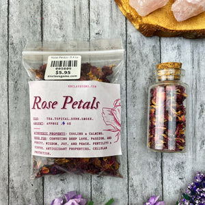 Rose Petals - 0.4 oz - The Bead N Crystal & Enclave Gems