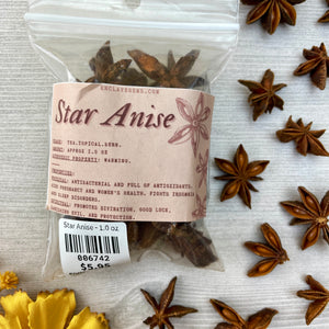 Star Anise - 1.0 oz - The Bead N Crystal & Enclave Gems